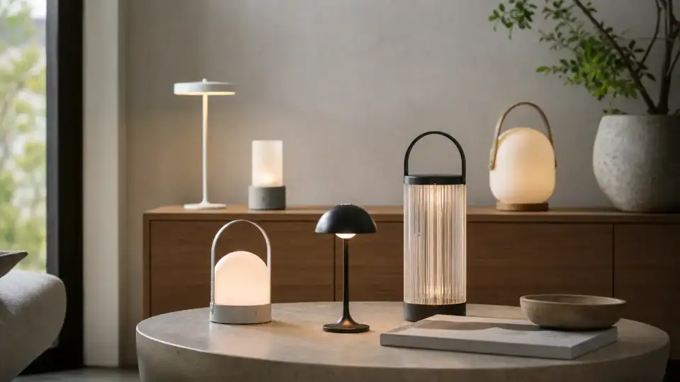 Oppladbare lamper